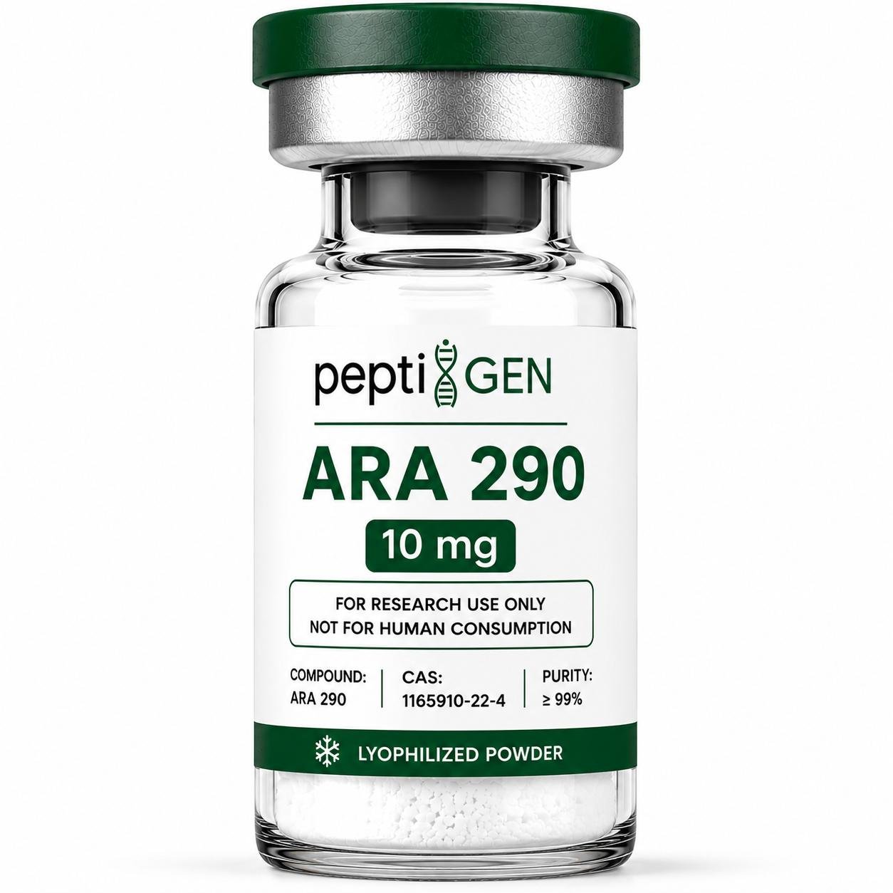 ARA-290 10mg vial liofilizado de alta pureza - Peptigene Colombia