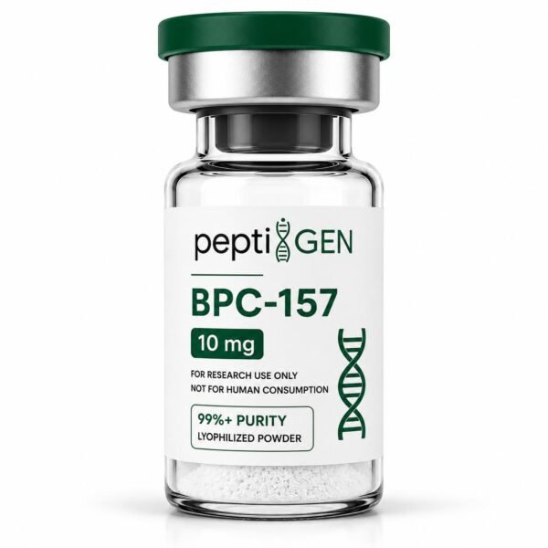 BPC-157 10mg vial liofilizado de alta pureza - Peptigene Colombia