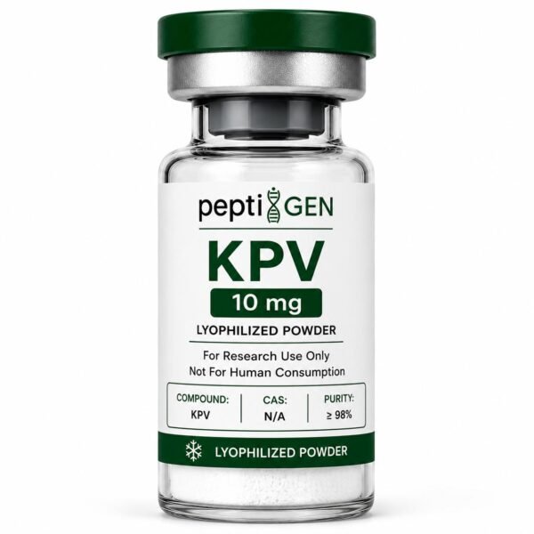 KPV 10mg vial liofilizado de alta pureza - Peptigene Colombia