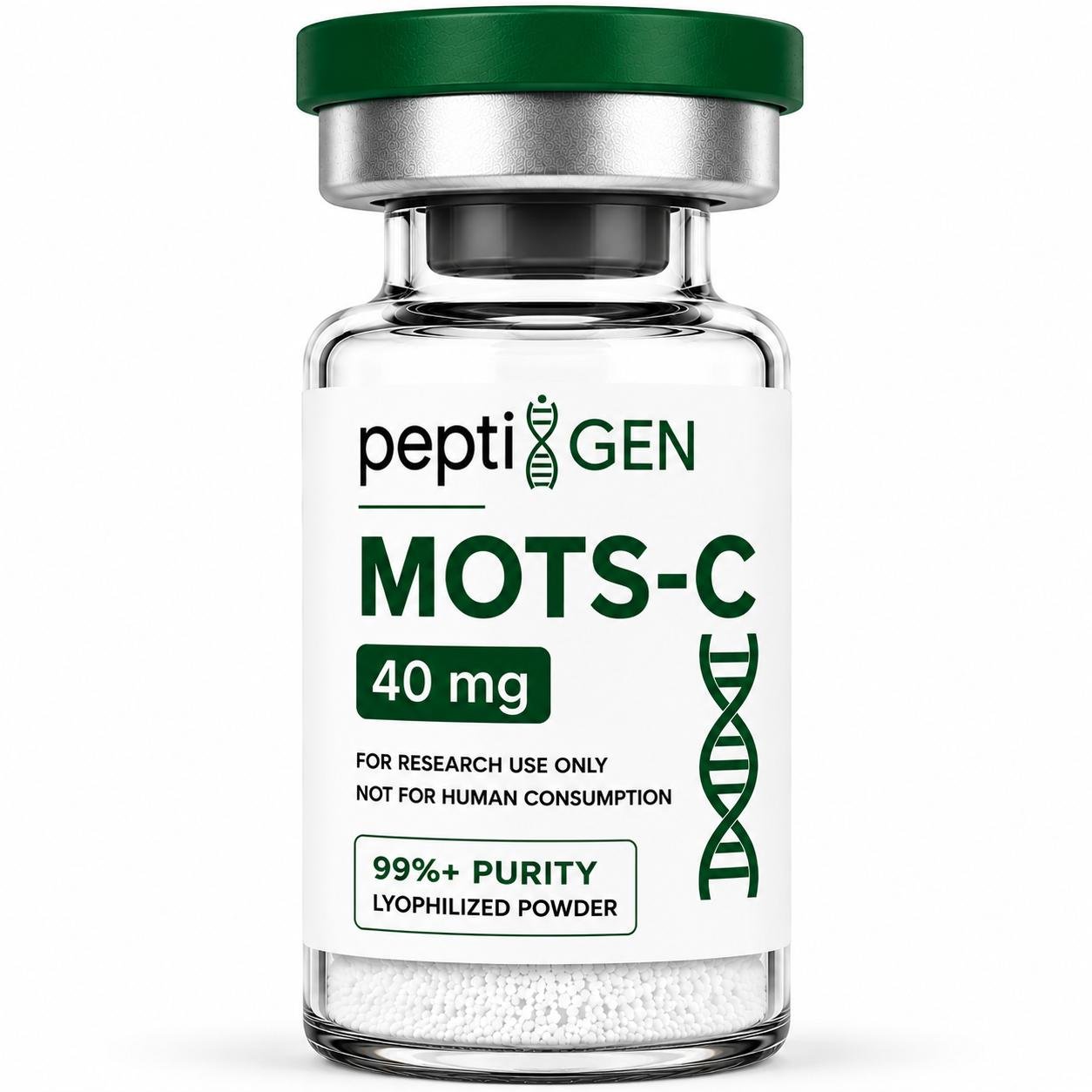 MOTS-c 40mg vial liofilizado de alta pureza - Peptigene Colombia