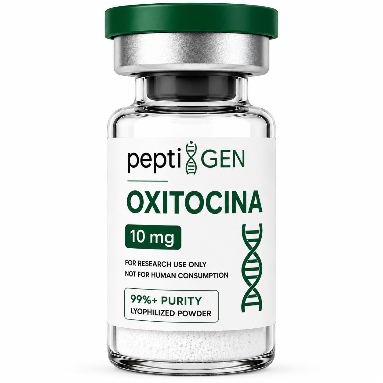 Oxitocina 10mg vial liofilizado de alta pureza - Peptigene Colombia