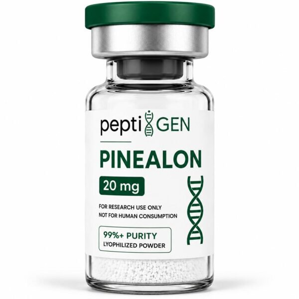 Pinealon 20mg vial liofilizado de alta pureza - Peptigene Colombia