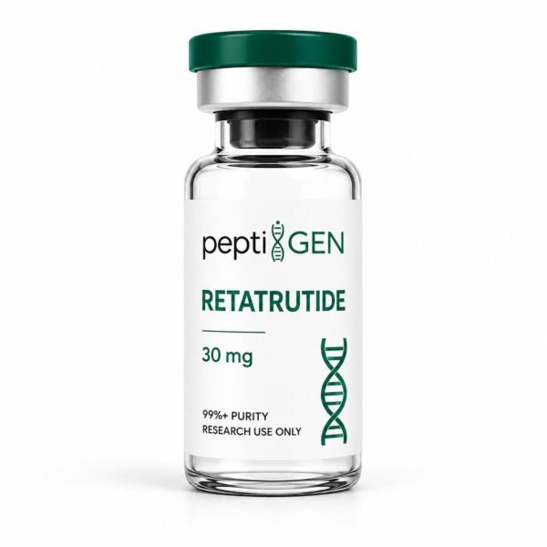 Retatrutide 30 mg vial liofilizado de alta pureza - Peptigene Colombia