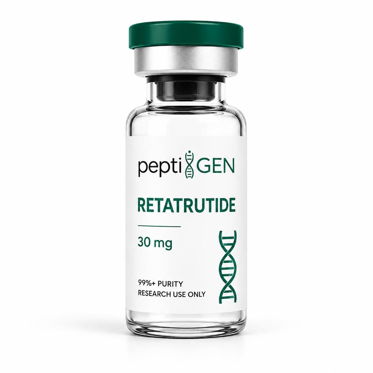 Retatrutide 30 mg vial liofilizado de alta pureza - Peptigene Colombia