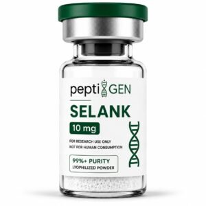 Selank 10 mg vial liofilizado de alta pureza - Peptigene Colombia