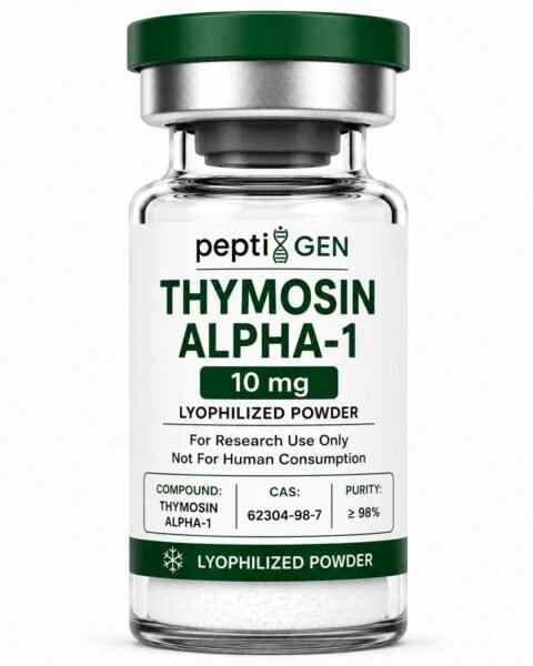 Thymosin Alpha-1 10mg vial liofilizado de alta pureza - Peptigene Colombia