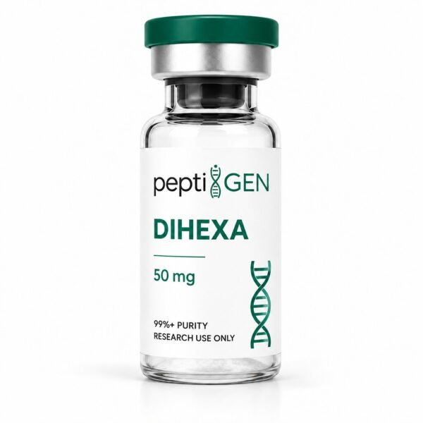 Dihexa 50mg vial liofilizado de alta pureza - Peptigene Colombia