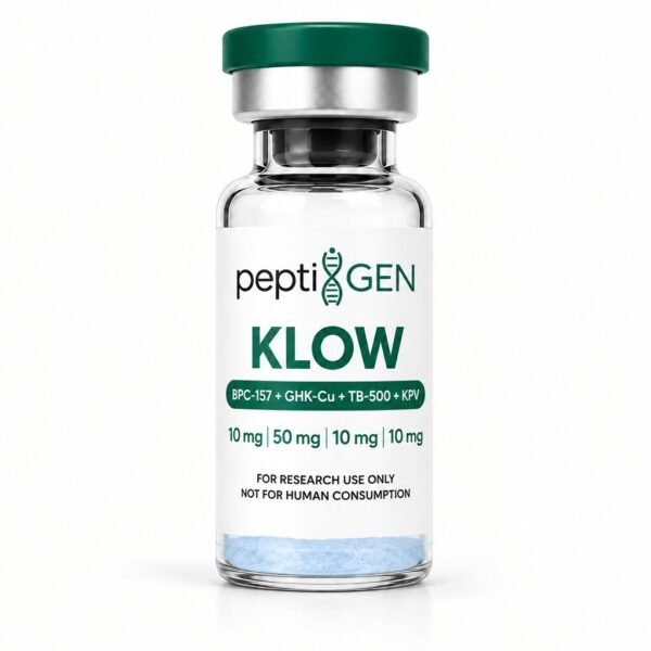 Klow 80mg vial liofilizado de alta pureza - Peptigene Colombia