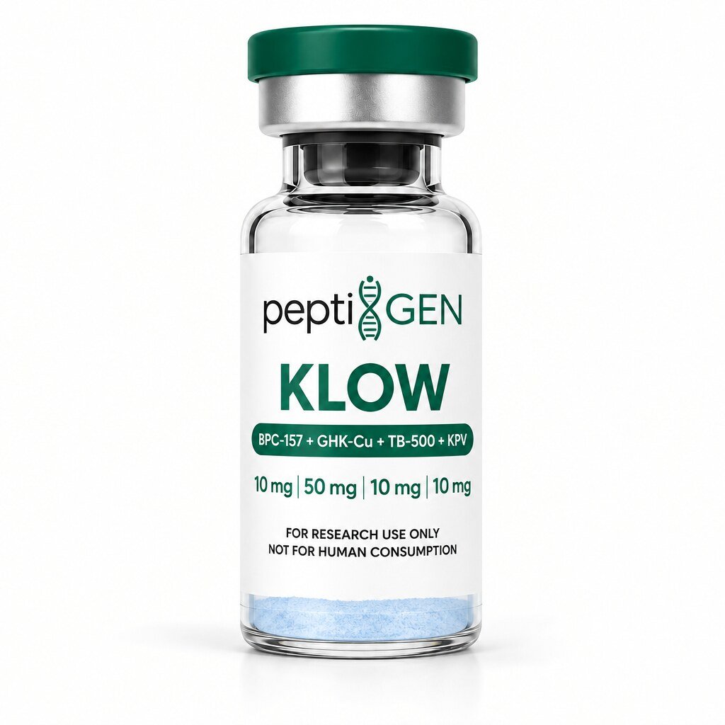 Klow 80mg vial liofilizado de alta pureza - Peptigene Colombia