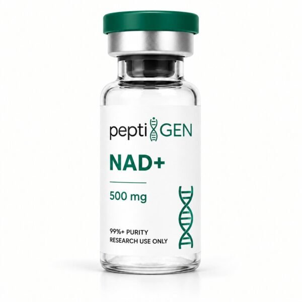 NAD+ 500mg vial liofilizado de alta pureza - Peptigene Colombia
