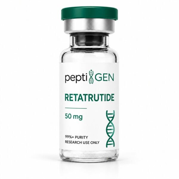 Retatrutide 50mg vial liofilizado de alta pureza - Peptigene Colombia