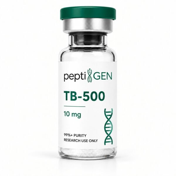 TB-500 10mg vial liofilizado de alta pureza - Peptigene Colombia